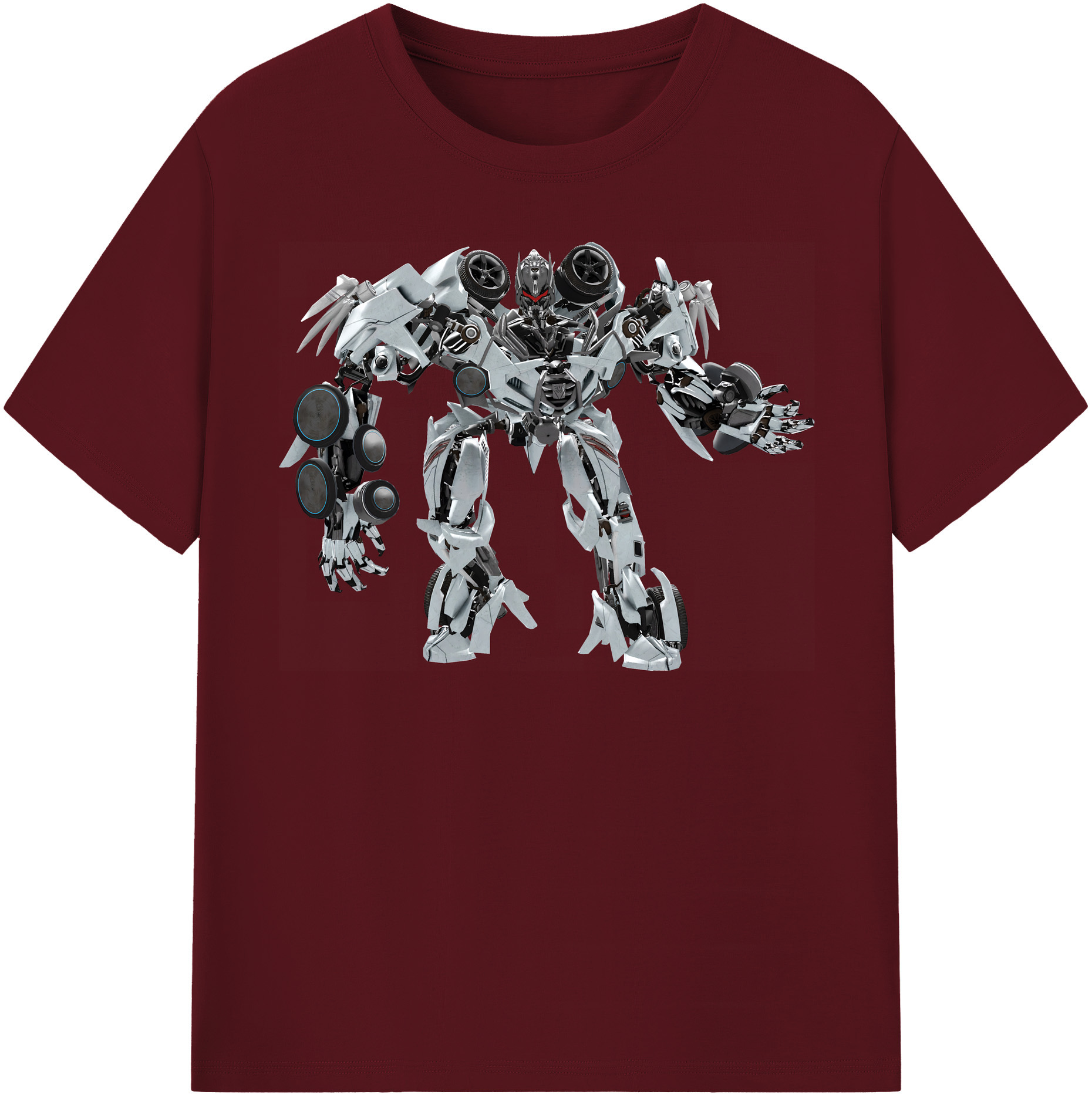 （画像用） Transformers トランスフォーマー 綿100％半袖Tシャツ（フロントプリント）